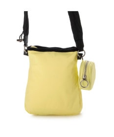 UNBILLION カシュカシュ cachecache / ミニポーチ付きギャザーショルダーナイロンバッグ