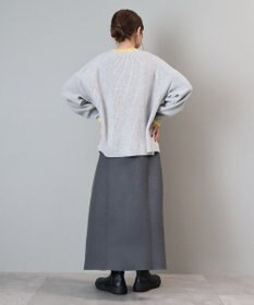 AMERICAN HOLIC 【WEB限定】配色ラインニットプルオーバー