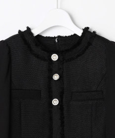 Feroux ツイードミディ ワンピース