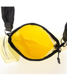 UNBILLION カシュカシュ cachecache / ミニポーチ付きギャザーショルダーナイロンバッグ