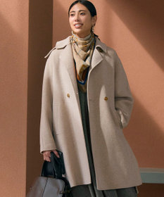 23区 【VERYベストアウター大賞「ロングアウター賞」受賞！/滝沢眞規子さん着用】 MANTECOPure リバー チェスターコート オートミール系