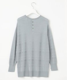 J.PRESS LADIES 【WEB限定カラーあり・洗える】SILKY RAYON STRETCH ボーダー ニット