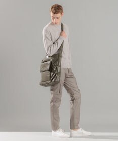 JOSEPH HOMME 新柄【洗える】シルクバルキー  クルーネックニット