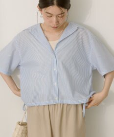 AMERICAN HOLIC T/Rキュプラ ドロストヘムシャツ