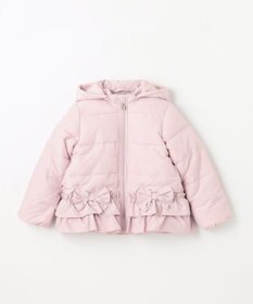 ANY KIDS 【洗濯機OK】中綿リボンコート