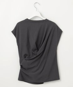 23区 【SLOW/一部店舗限定】MVSコットン カシュクールデザイン Tシャツ