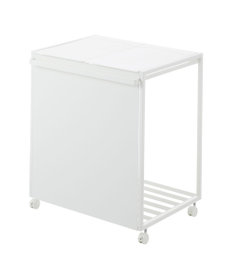 tower 蓋付き目隠し分別ダストワゴン タワー 45L 2分別 ホワイト