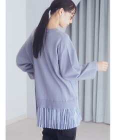 earth music&ecology バックヘムプリーツチュニック