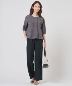 J.PRESS LADIES S シアーブロックチェック カットソー