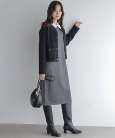 組曲 L 【加藤ローサさん着用】フラッフィーファーニット ジャケット