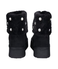 Bridget Birkin 【Bridget Birkin】キルティングビジュームートンブーツ