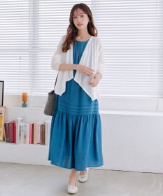 Tiaclasse L 【洗える】ドレープカーディガン