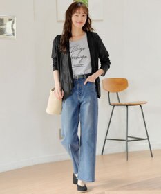 Tiaclasse L 【洗える】ドレープカーディガン