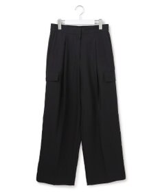 ICB FluidBackSatin ワイドストレートカーゴパンツ