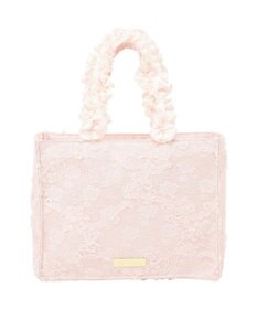 Maison de FLEUR 桜フリルハンドルスクエアトートSバッグ