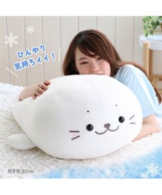 Mother garden しろたん クール 抱き枕 ぬいぐるみ 大 85cm ひんやり 接触冷感