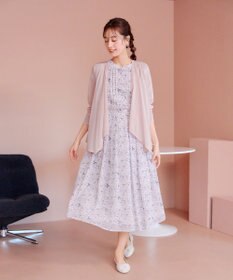 Tiaclasse L 【洗える】ドレープカーディガン