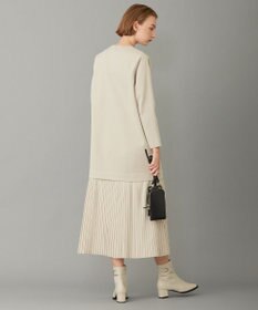 ICB 【洗える】リサイクルポリエステルハイゲージ ドッキングワンピース