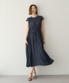 YECCA VECCA ギャザードロストワンピース