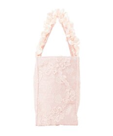 Maison de FLEUR 桜フリルハンドルスクエアトートSバッグ