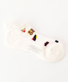 23区GOLF 【WOMEN】【日本製】ステッカーモチーフ アンクルソックス