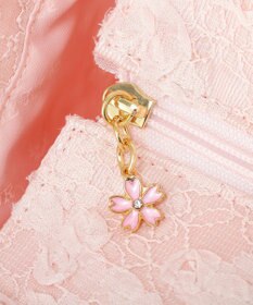 Maison de FLEUR 桜フリルハンドルスクエアトートSバッグ