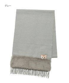 MOONBAT PAUL & JOE ACCESSOIRES ヌネットワッペン×ファームースタッチマフラー（パッケージ入り）