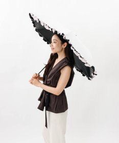 AURORA 【 BLAO（ブラオ）】最強級遮熱　フリル晴雨兼用傘(折りたたみ傘)