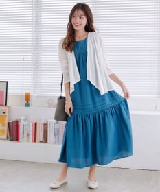 Tiaclasse L 【洗える】ドレープカーディガン