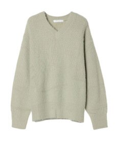 Green Parks フェザーＶネックニットプルオーバー