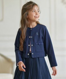 組曲 KIDS 【110-140㎝】スナップボタン カーディガン