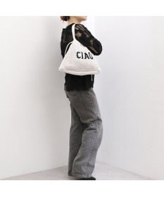 UNBILLION カシュカシュ cachecache / メッセージラメニット2wayバッグ