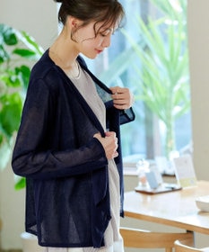 Tiaclasse L 【洗える】ドレープカーディガン