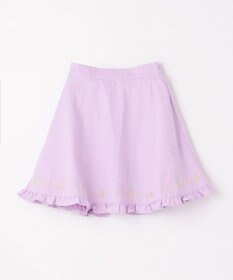 ANY KIDS 裾 ロゴ刺繍 スカパン