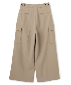 UNFILO ウールライク カーゴワイドパンツ