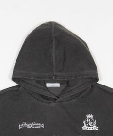 WEGO 【ユニセックス着用ITEM】グラフィックバルーンクロップドプルパーカー