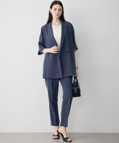 ICB 【先行予約】 FluidBackSatin ハーフスリーブジャケット