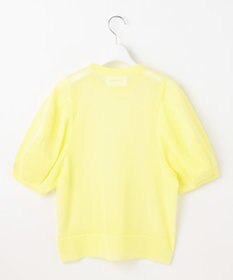 自由区 【カトリエムブーケ】Pure et feminine シアーボリュームスリーブプルオーバー