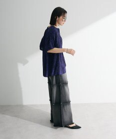 Green Parks 【WEB限定】アソート柄さらっとレーヨンブラウスⅡ