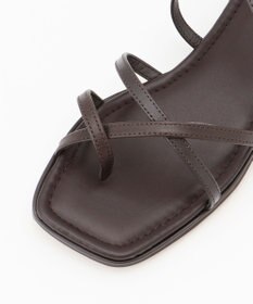 自由区 レースアップ サンダル