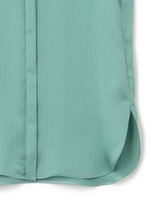 ICB 【接触冷感・洗える】サテンヨウリュウ フレンチスリーブシャツ