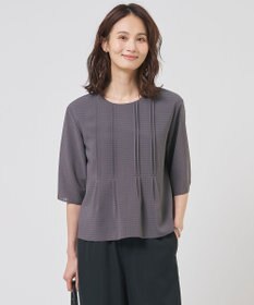 J.PRESS LADIES S シアーブロックチェック カットソー