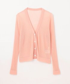 GRACE CONTINENTAL リブシアーニットカーディガン