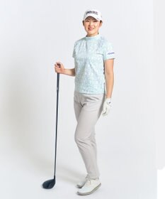 23区GOLF 【辻梨恵プロ着用】【WOMEN】ビッグロゴ モックネック