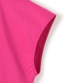 23区 L 【一部店舗限定/洗える】ハイカウントウェザーストレッチ フリル ブラウス