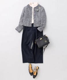 組曲 ベルトデザインスクエアショルダーバッグ