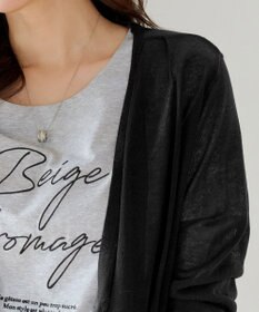 Tiaclasse L 【洗える】ドレープカーディガン