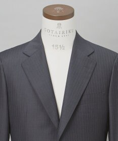 GOTAIRIKU 【Loro Piana Fabric】365 通年スーツ(グレー×ストライプ)