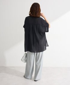Green Parks タック入りオーバーサイズシャツ