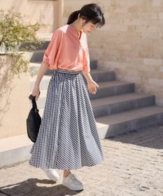 ANY L タックスリーブブラウス